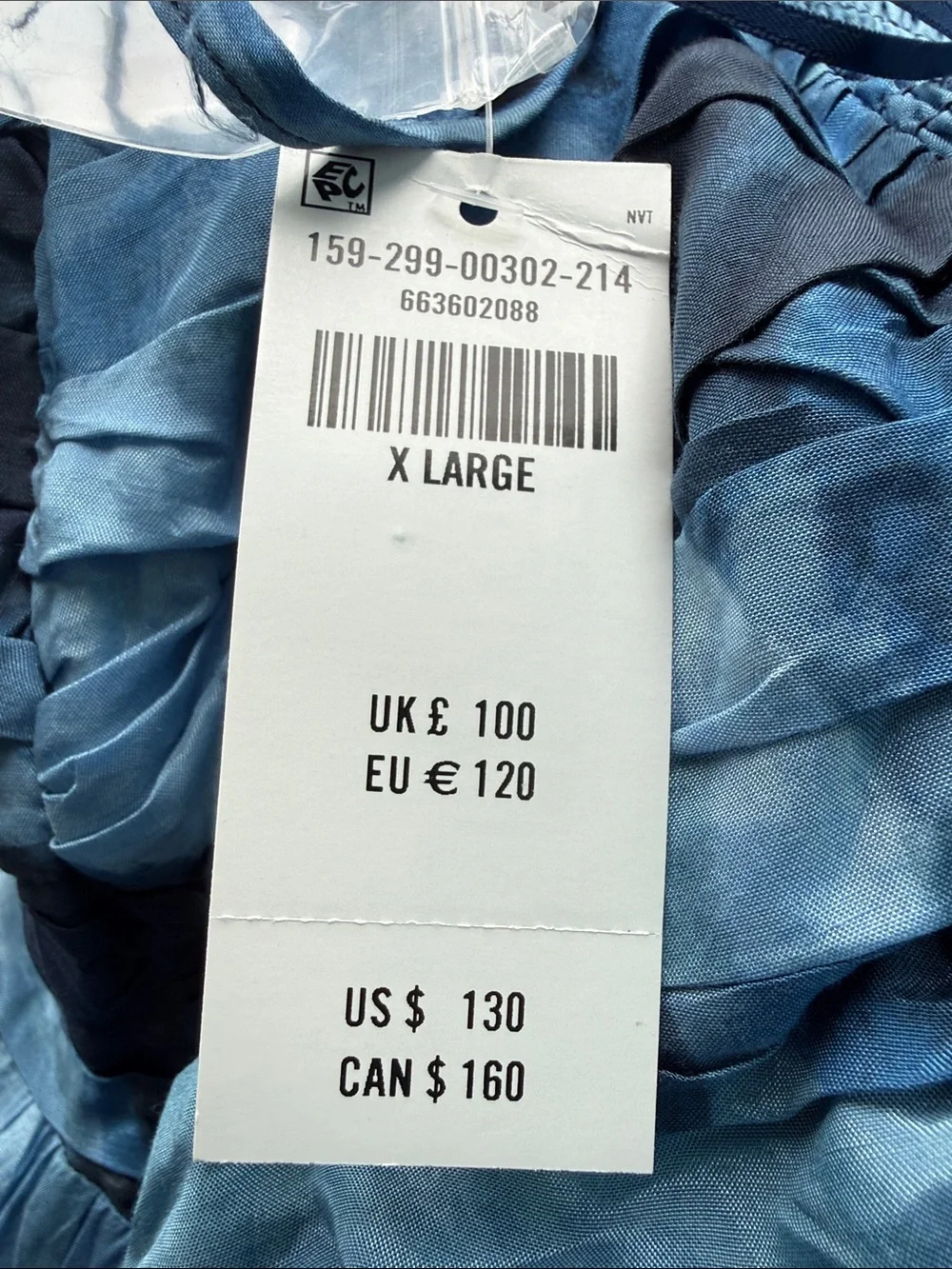 Blue Tie-Front Spaghetti Strap Sundress